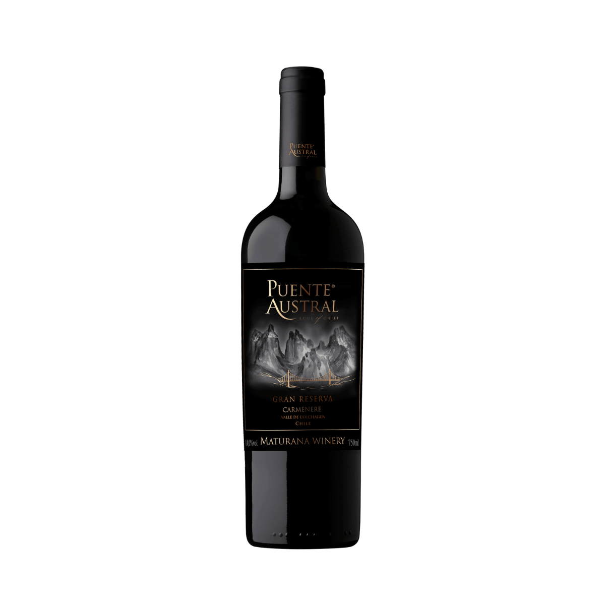 Maturana Puente Austral Gran Reserva Carmenere (3 Bottle Minimum)