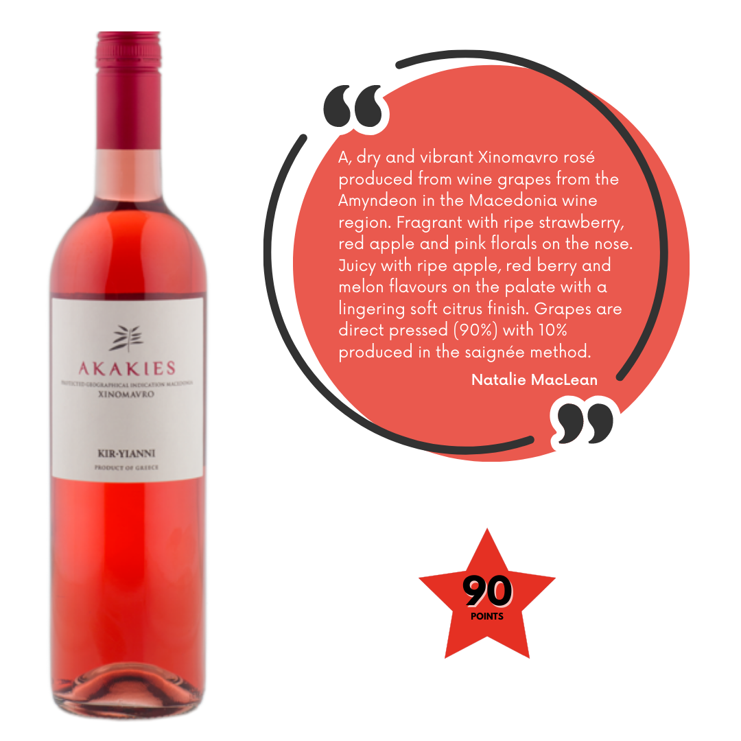 Kir Yianni Akakies Rosé 100% Xinomavro (3 Bottle Minimum)