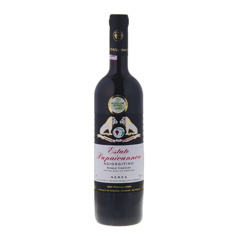Papaioannou Estate Nemea Organic, organic wine, organic red wine, red wine, Greek wine, wine from Greece