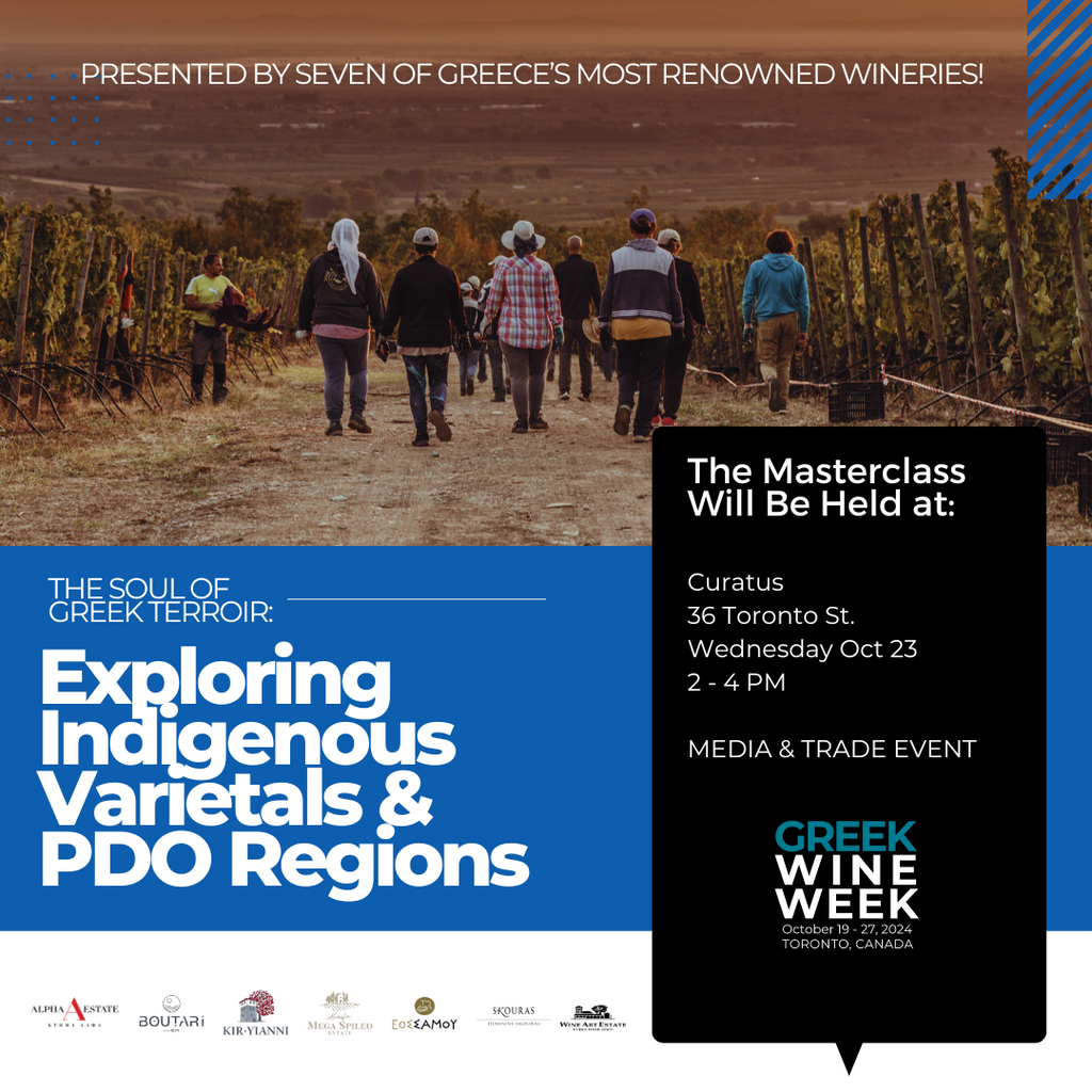 The Soul of Greek Terroir: Exploring Indigenous Varietals and PDO Regions Masterclass