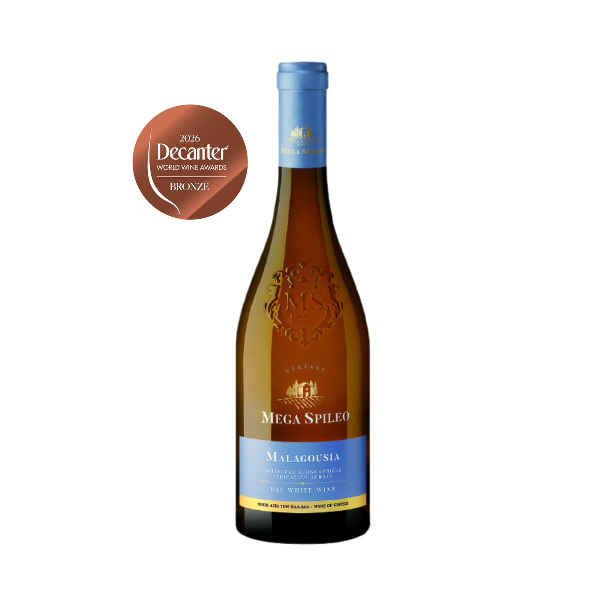 Domain Mega Spileo Malagouzia (3 Bottle Minimum)