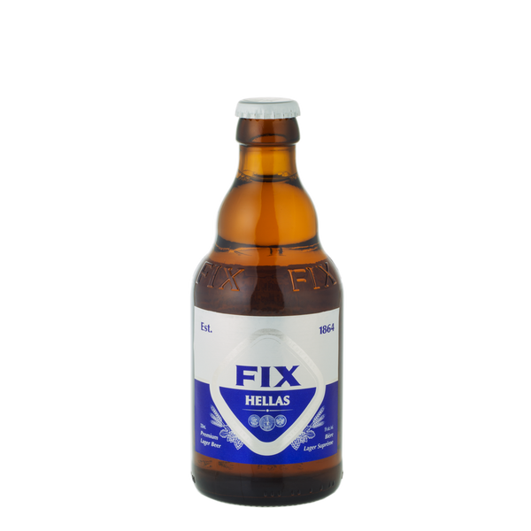 Fix Lager Hellas, fix beer, beer, lager, beer from Greece, Greek beer