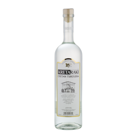 Kreta Raki "Cretan Tsikoudia", spirits, Greek spirits, spirits from Greece