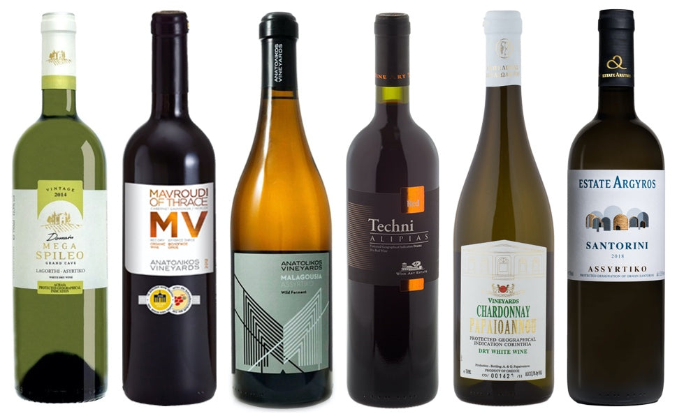 Tier 3 mixed Greek wine box (12 bottles)