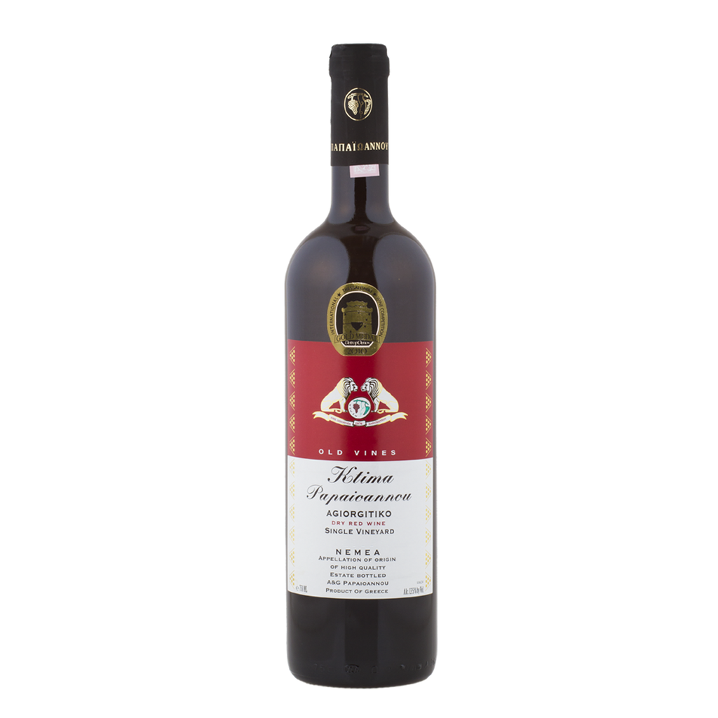 red wine, Greek wine, wine from Greece, Papaioannou Old Vines Nemea