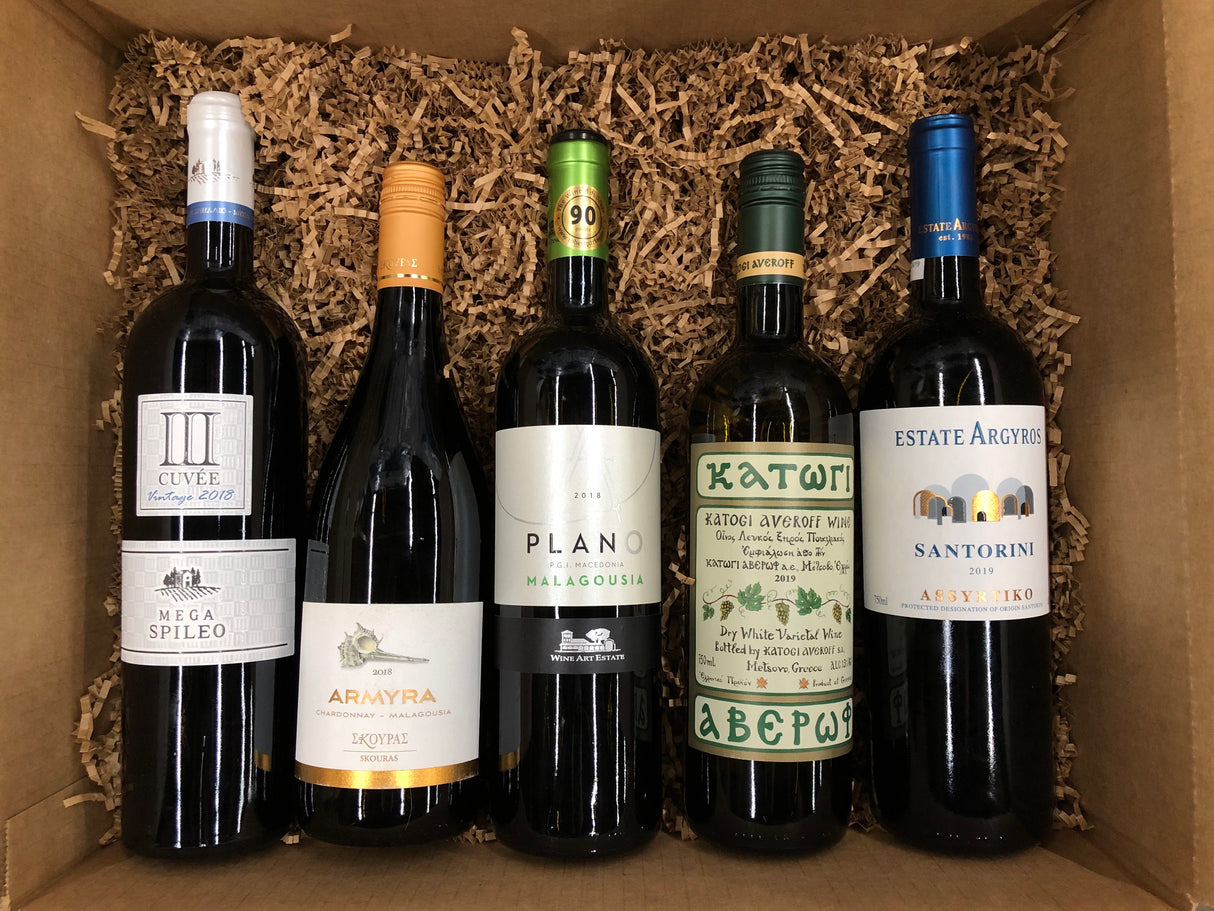 Ultimate Greek White Wine Gift Box
