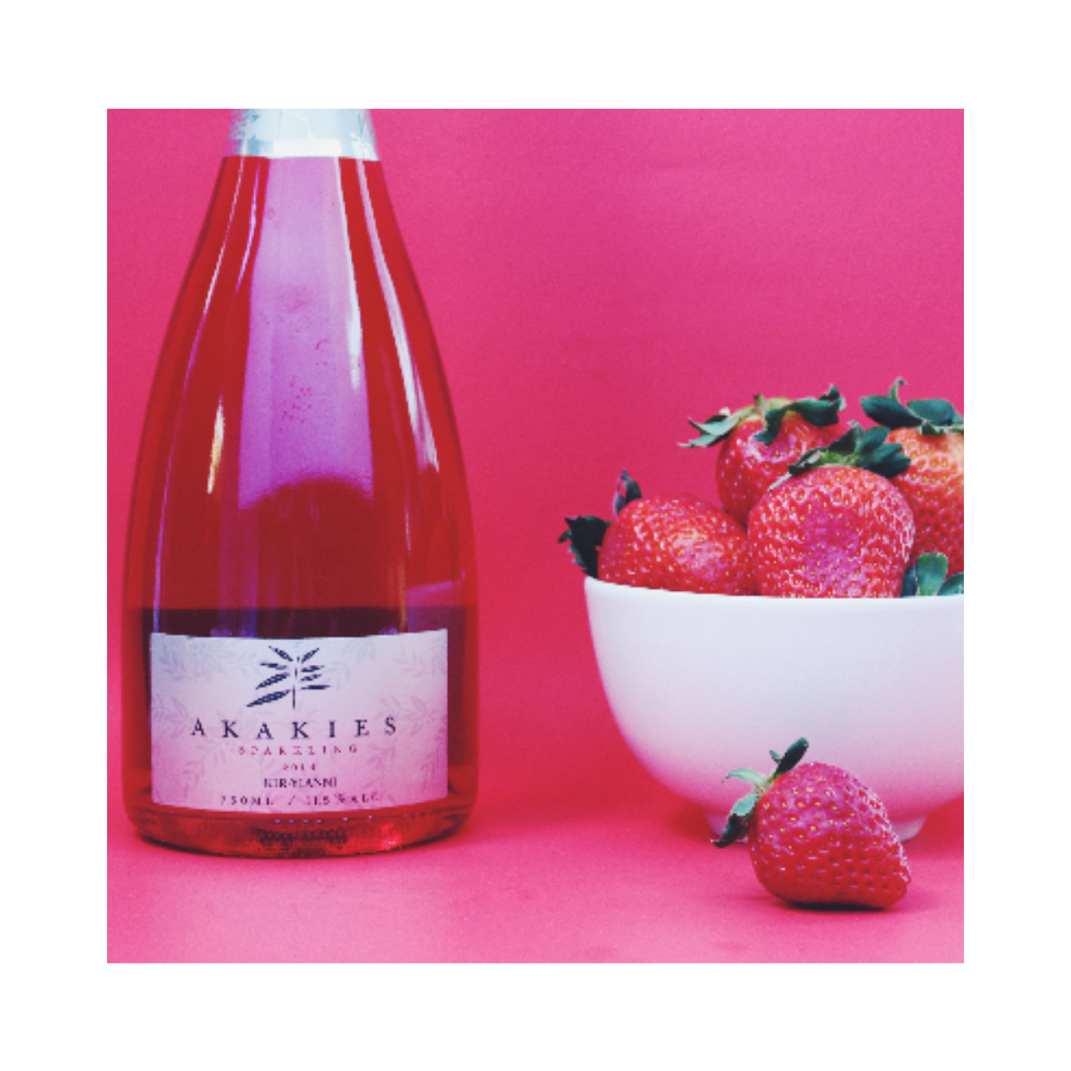 Kir Yianni Akakies Sparkling Rosé 100% Xinomavro (6 Bottle Mimimum)