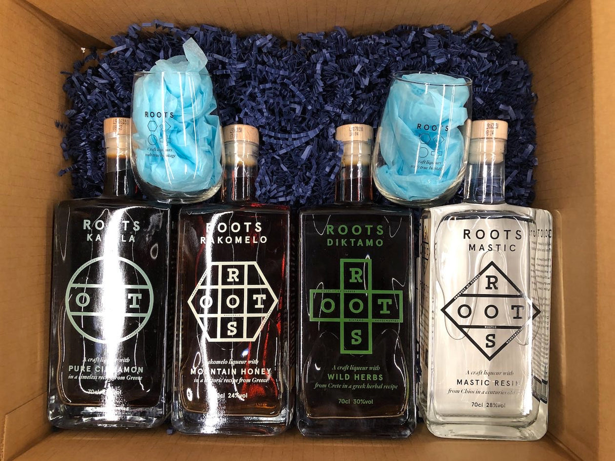 Roots Spirit gift set with free glasses